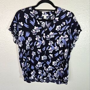 Lewit Floral Blouse Size M